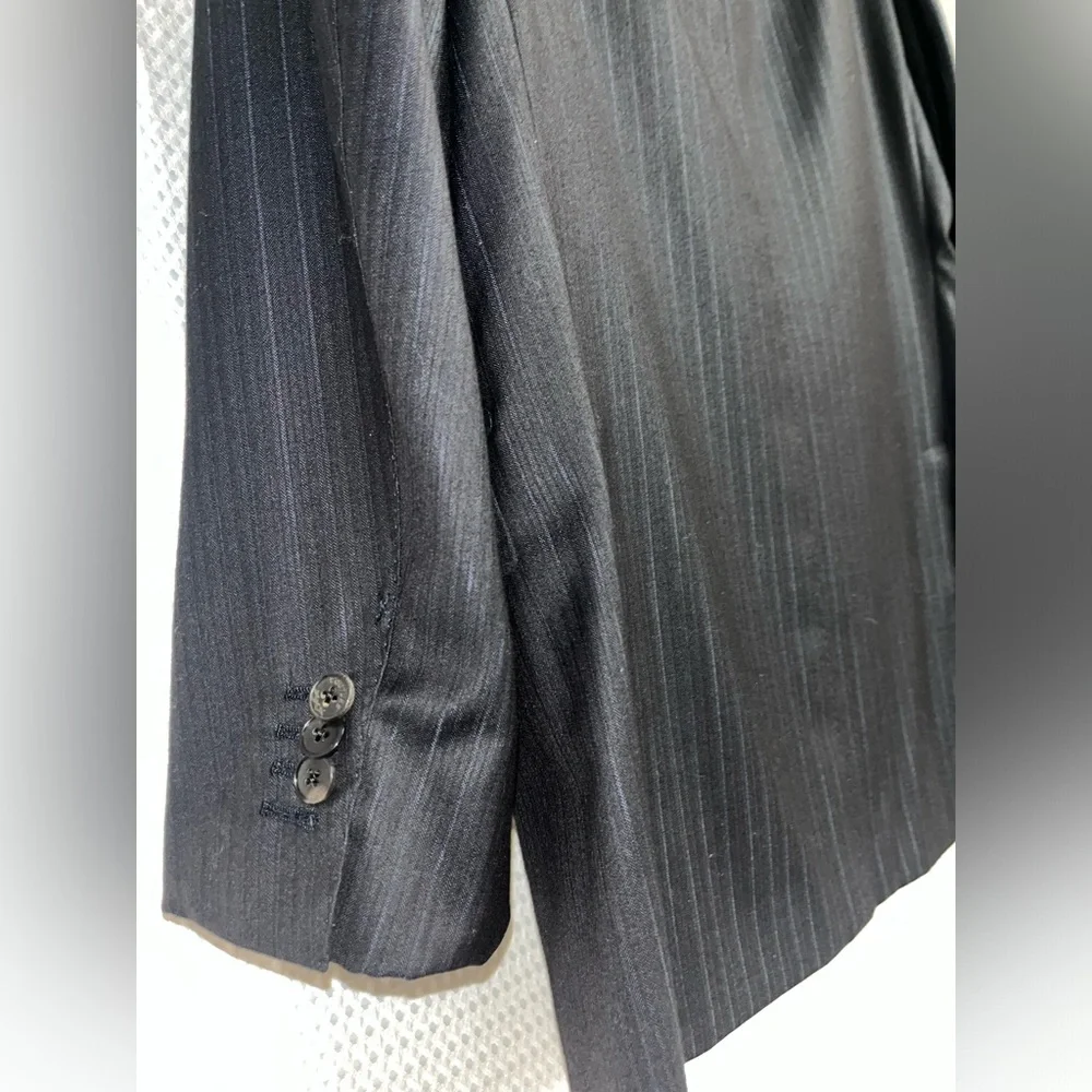 Ermenegildo Zegna Couture XXX Wool & Silk blend Suit Jacket, 48R, Navy, designer